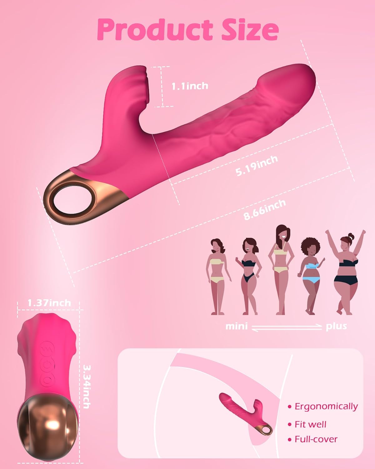 PowerPoint G-Spot Vibrator with 9 Suction & Vibration Modes