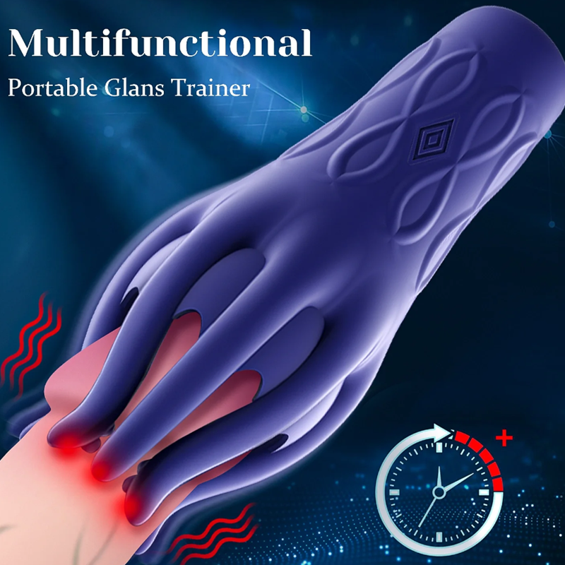 Vibration Squid Tentacle Glans Stimulator – Flexible Glans Vibrator & Trainer