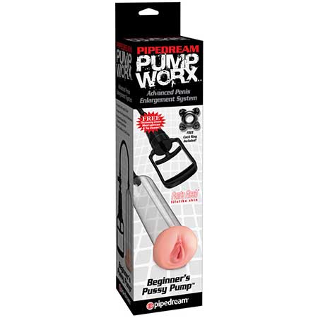 Pump Worx Beginner's Pussy Pump Beige/Clear-0