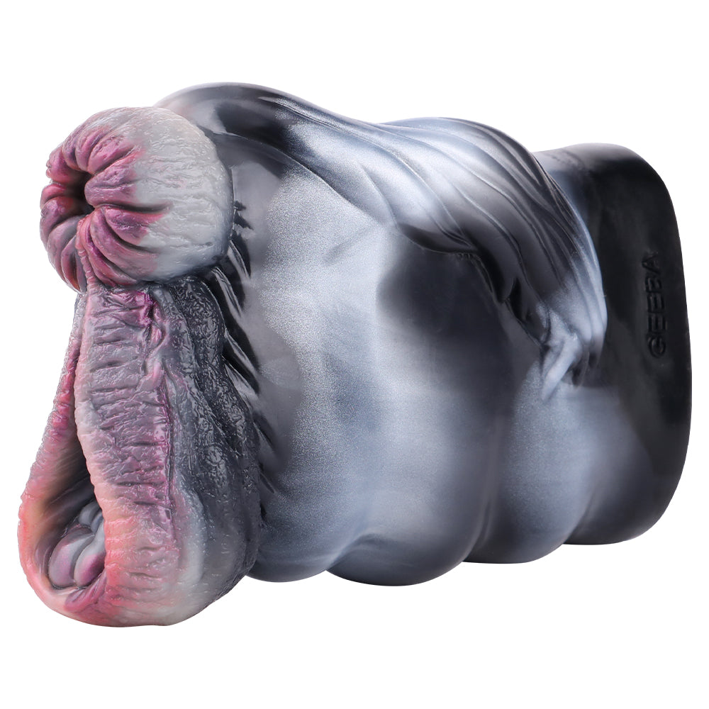 Zebra Pussy & Ass Fantasy Male Masturbator-0