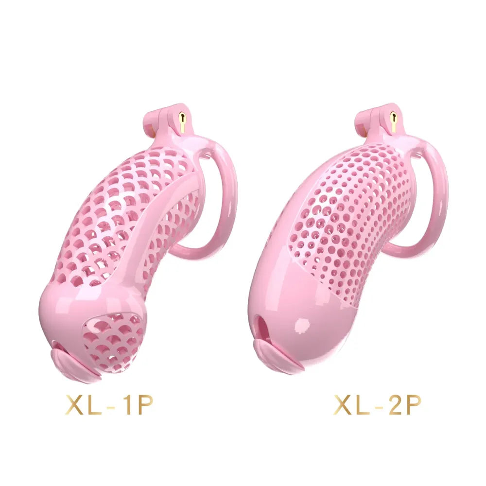 Large Male Chastity Cage Lightweight Plastic Cock Cage for Men for Bdsm