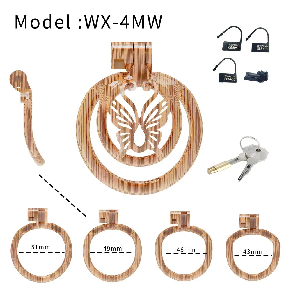 Lightweight Male Chastity Cage Cock Cage for Men Bondage Device Abstinence Bdsm