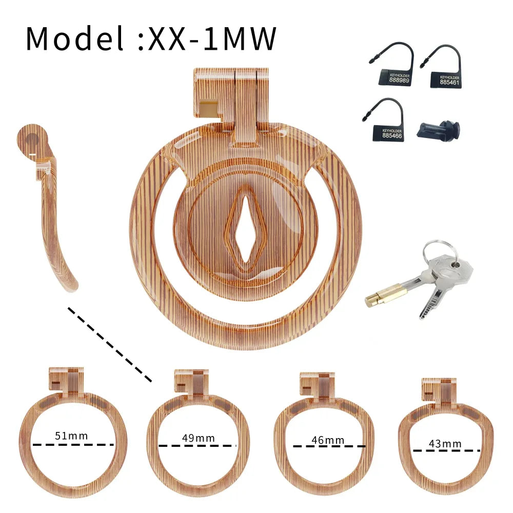 Lightweight Male Chastity Cage Cock Cage for Men Bondage Device Abstinence Bdsm