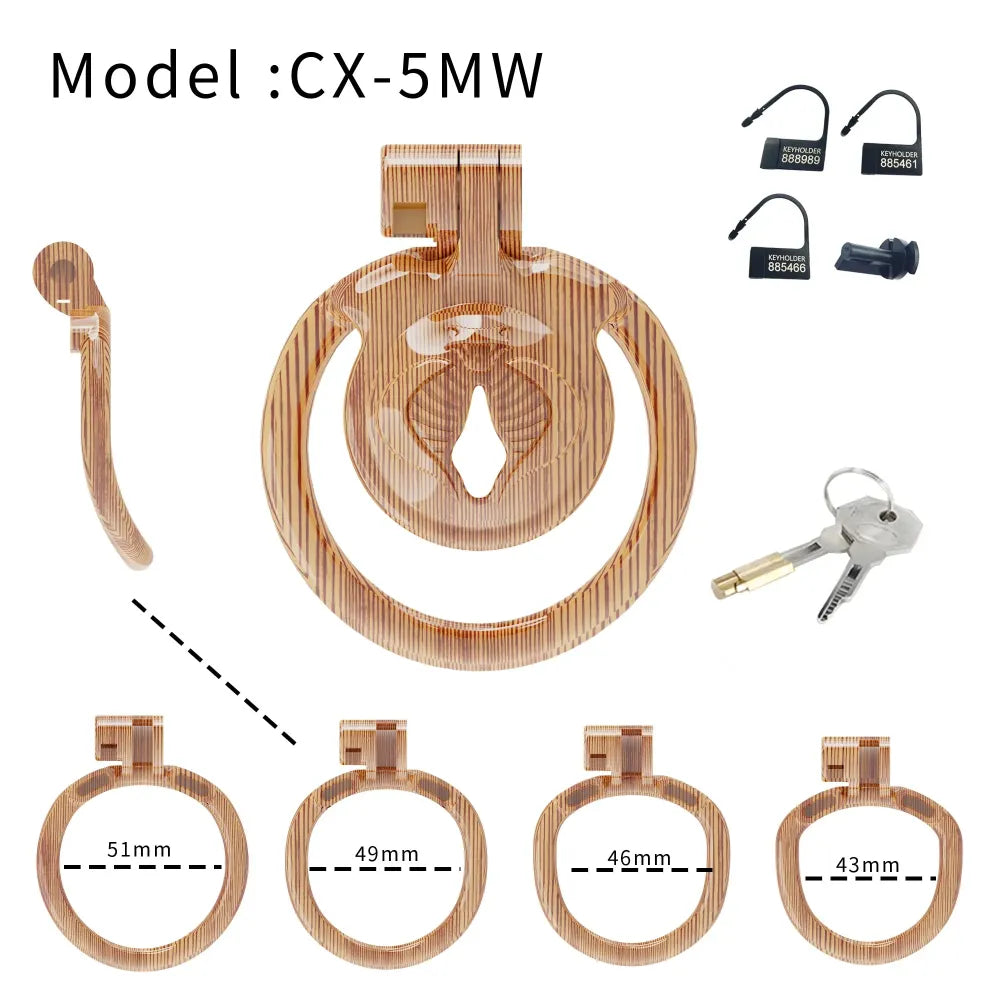 Lightweight Male Chastity Cage Cock Cage for Men Bondage Device Abstinence Bdsm