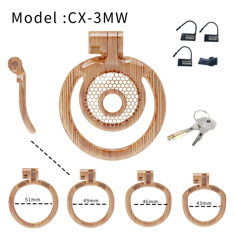 Lightweight Male Chastity Cage Cock Cage for Men Bondage Device Abstinence Bdsm