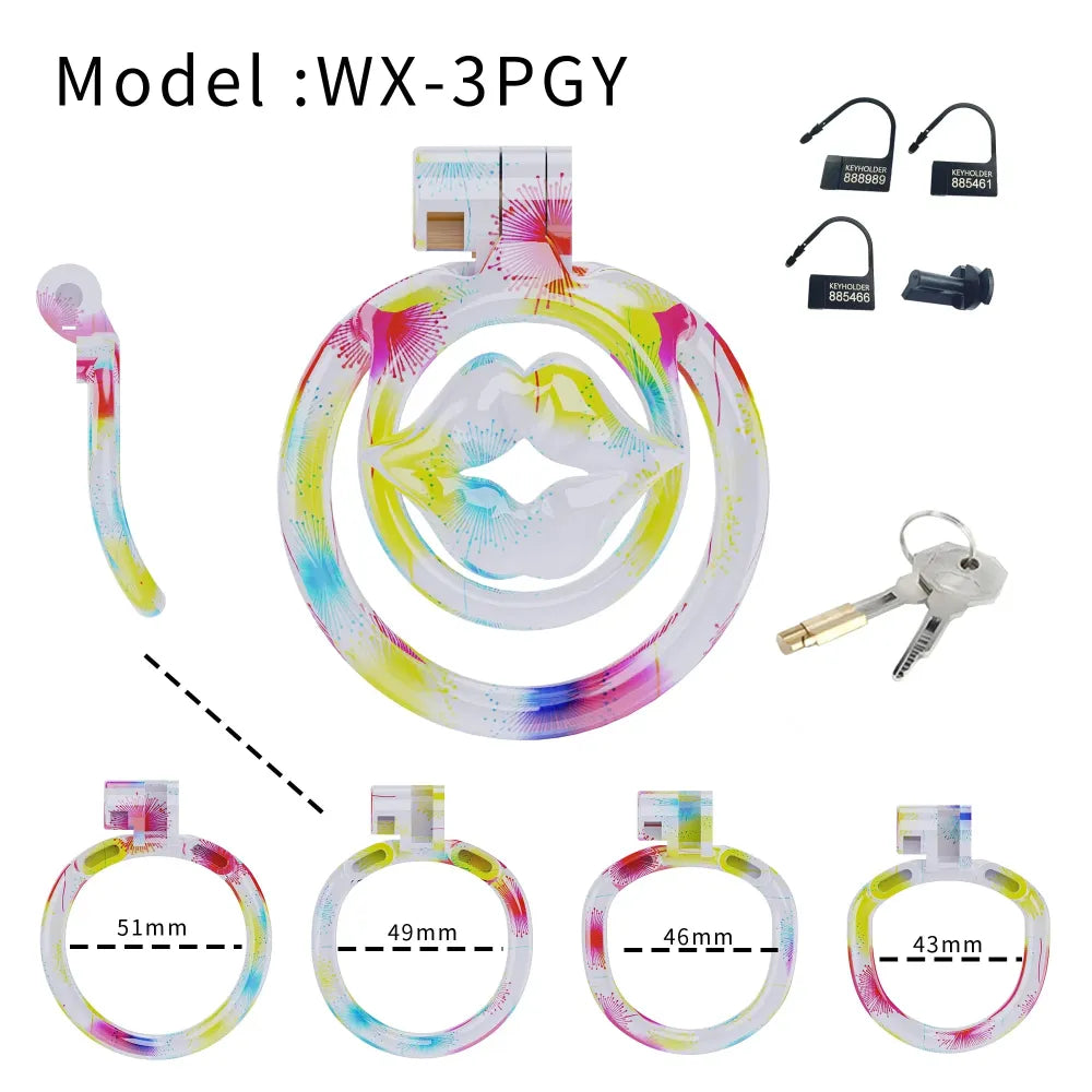 Lightweight Male Chastity Cage Cock Cage for Men Bondage Device Abstinence Bdsm