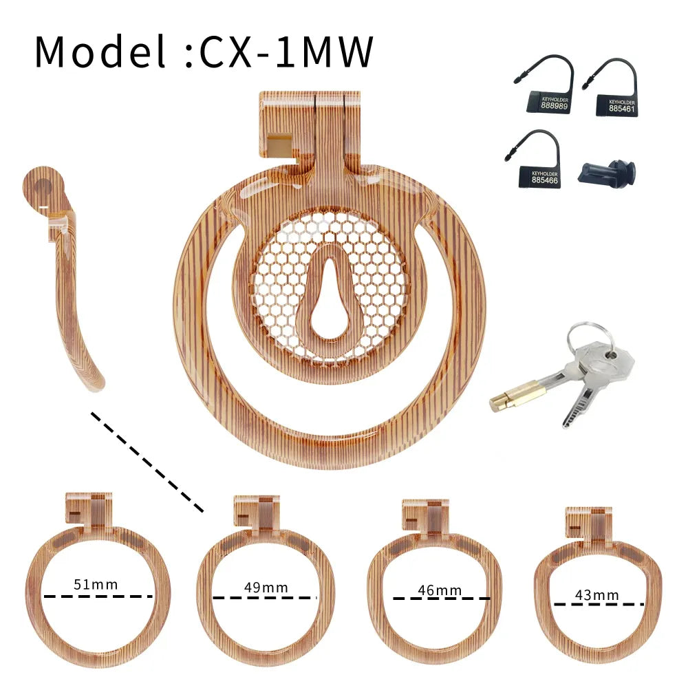 Lightweight Male Chastity Cage Cock Cage for Men Bondage Device Abstinence Bdsm