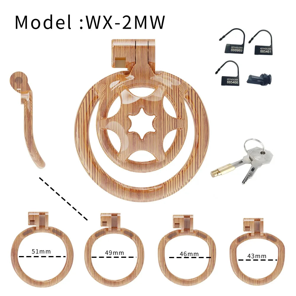 Lightweight Male Chastity Cage Cock Cage for Men Bondage Device Abstinence Bdsm