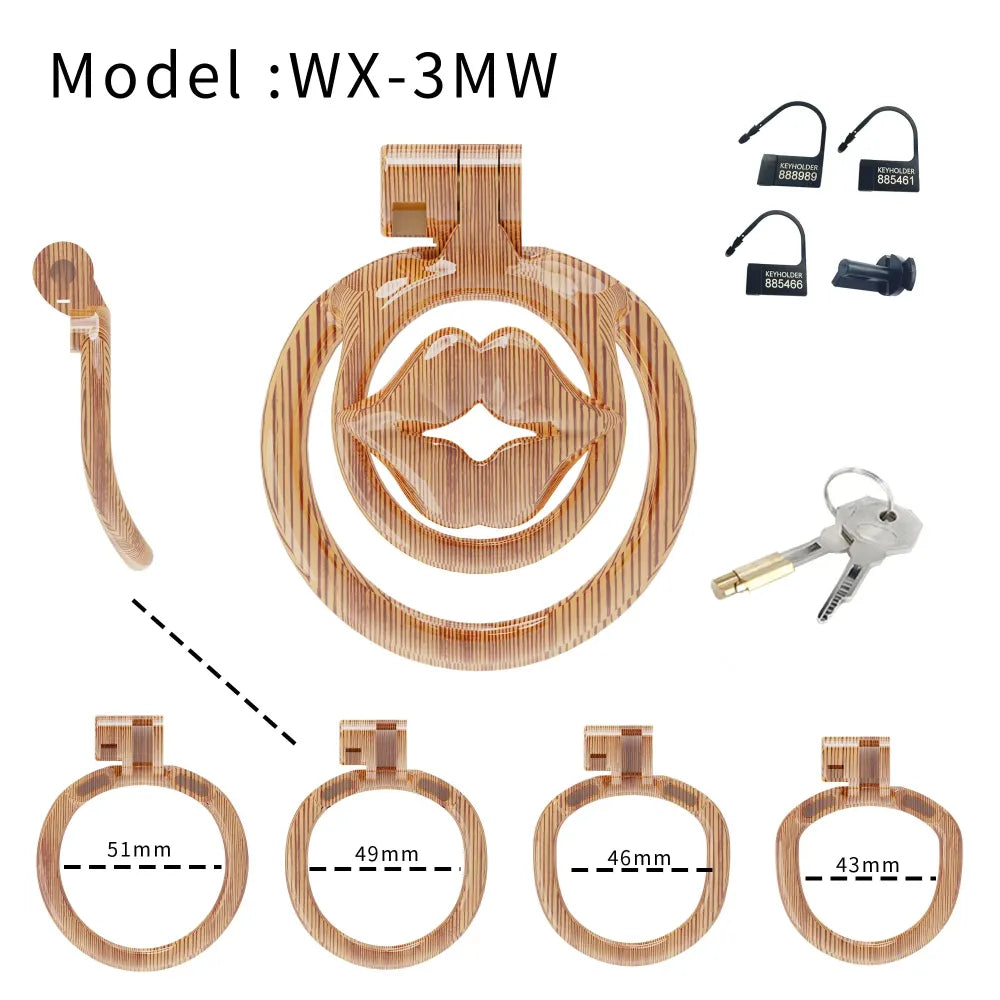 Lightweight Male Chastity Cage Cock Cage for Men Bondage Device Abstinence Bdsm