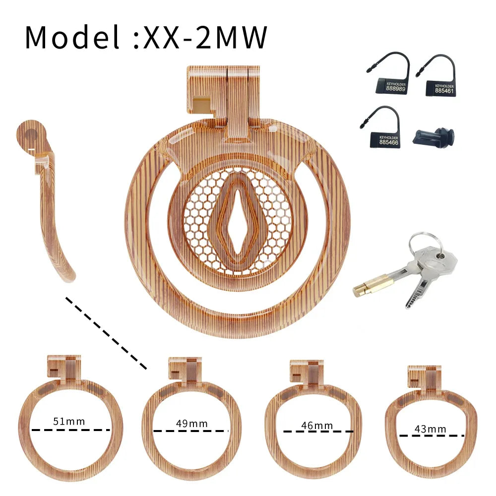 Lightweight Male Chastity Cage Cock Cage for Men Bondage Device Abstinence Bdsm