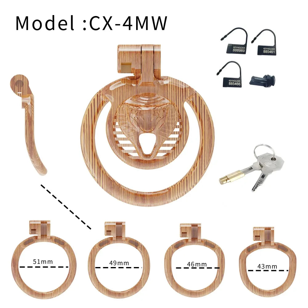 Lightweight Male Chastity Cage Cock Cage for Men Bondage Device Abstinence Bdsm