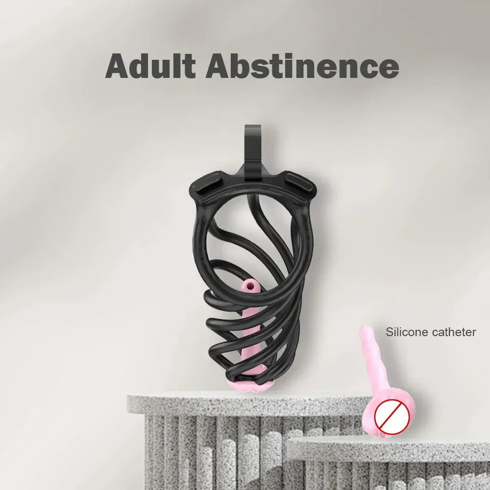 Lightweight Male Chastity Cage Plastic Cock Cage for Men for Bdsm
