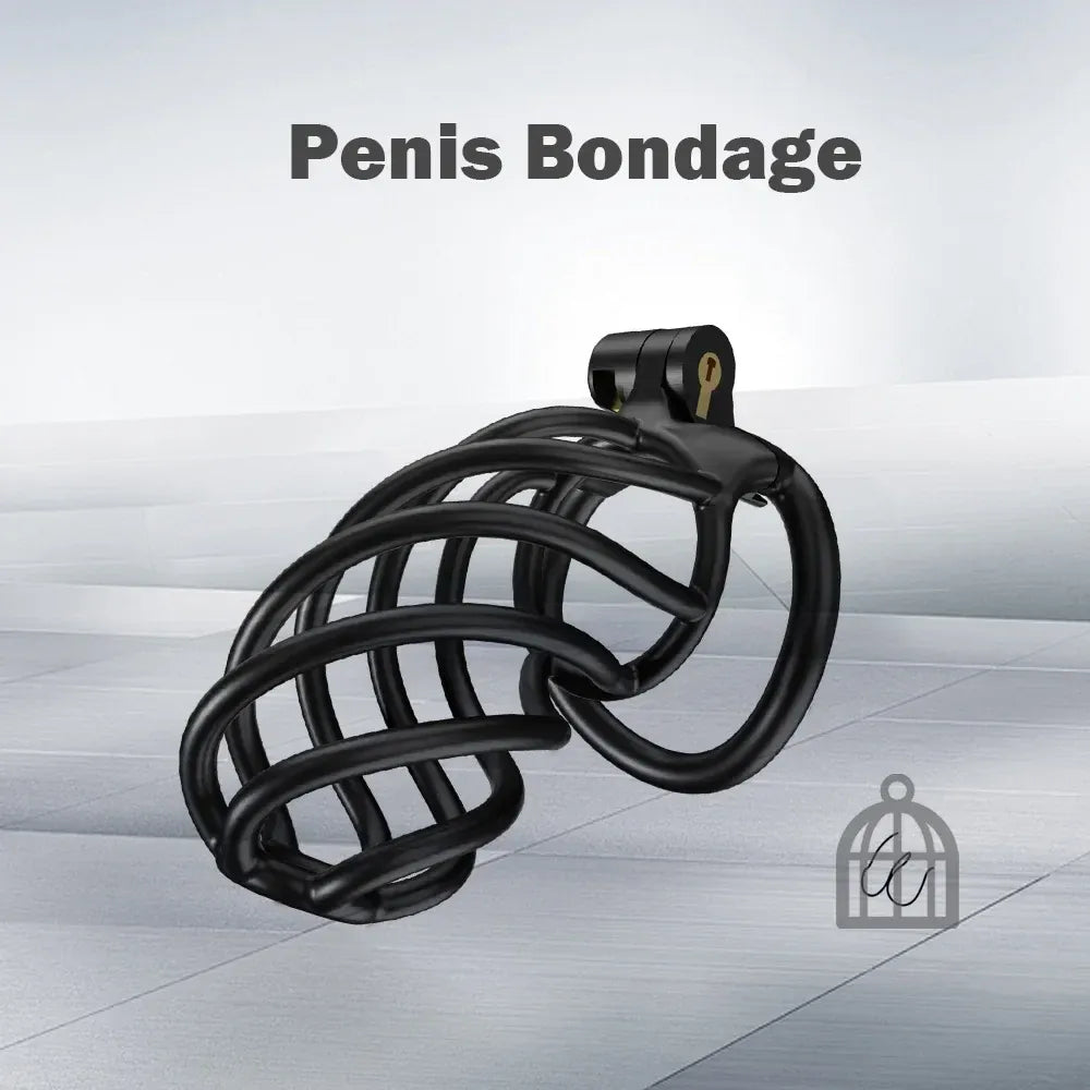 Lightweight Male Chastity Cage Plastic Cock Cage for Men for Bdsm